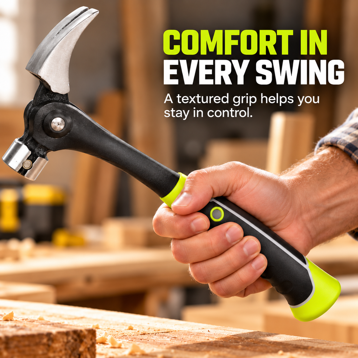 🔥 50% OFF – Multi-Function Hammer with Magnetic Nail Assist & Adjustable Claw 🔨