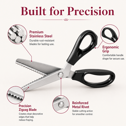 🔥 49% OFF ✂️ Pinking Shears – Cleaner Edges in Every Cut