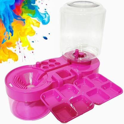 Automatic Water-Changing Brush Washer