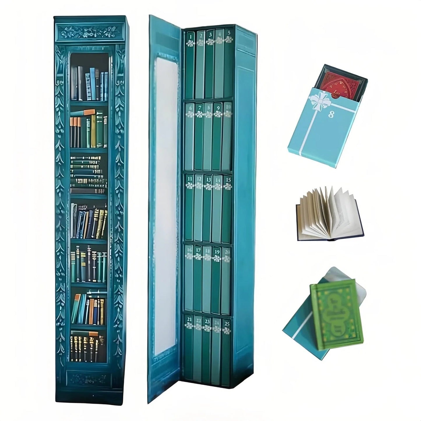 ✨ 50% OFF 25-Day Christmas Book Advent Calendar 🎁 Open Tiny Books & Create Holiday Magic