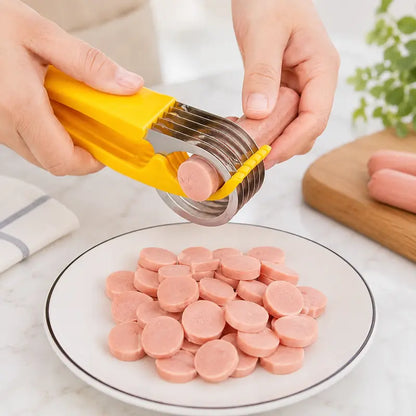 49% OFF 🍌 Handheld Banana Slicer – Perfect Slices in One Press