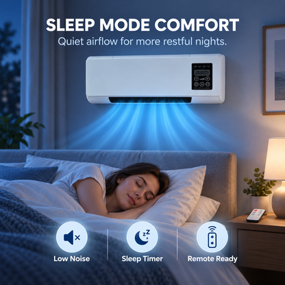 🔥 49% OFF 2-in-1 Wall-Mounted Heating & Cooling Unit – Comfort All Year