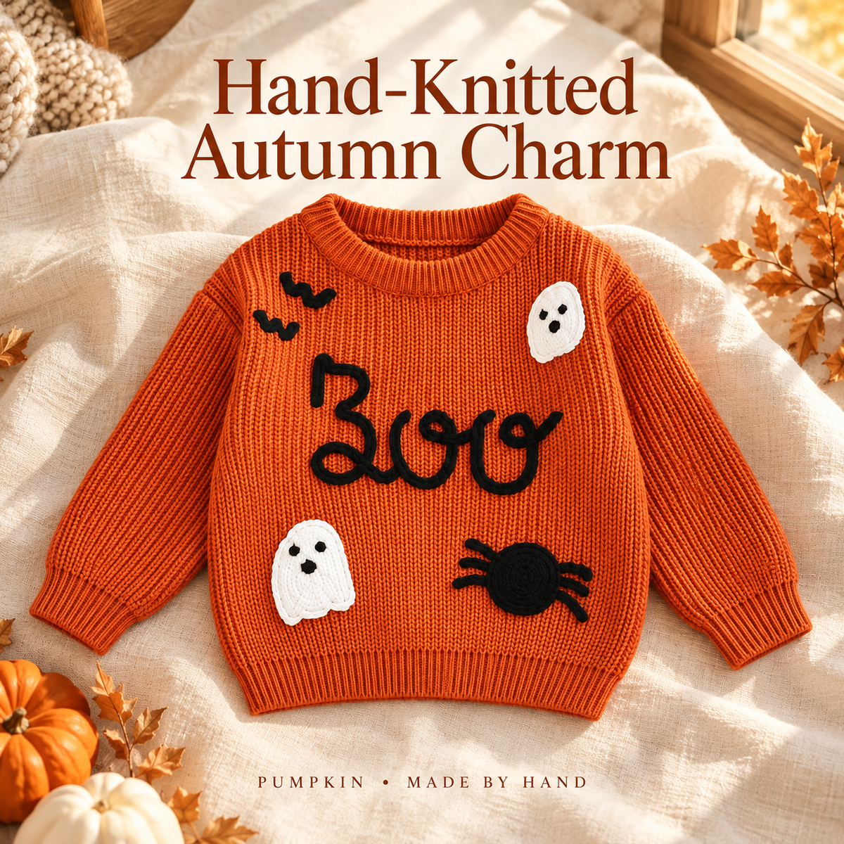 👻 Little Boo Knit Sweater 🎃