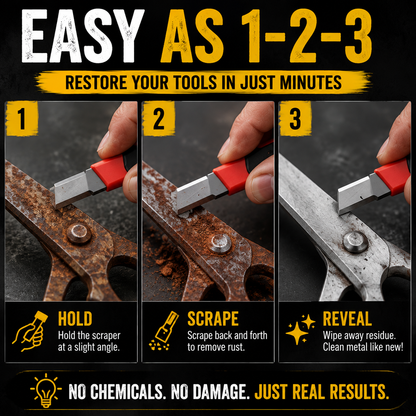 Rust Restoration Kit – Heavy Duty Rust Remover Tool