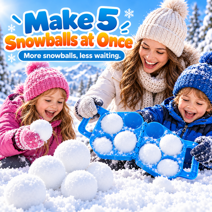 ☃️ Make Snow Days More Fun – Easy Snowball Makers for Kids, Families & Friends