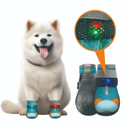 LED Light-Up Dog Boots