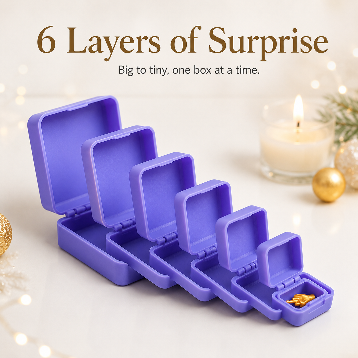 ⏰ LAST DAY: 50% OFF! 🎁 6-Layer Prank Nesting Box + Secret Mini Figurine 🤣