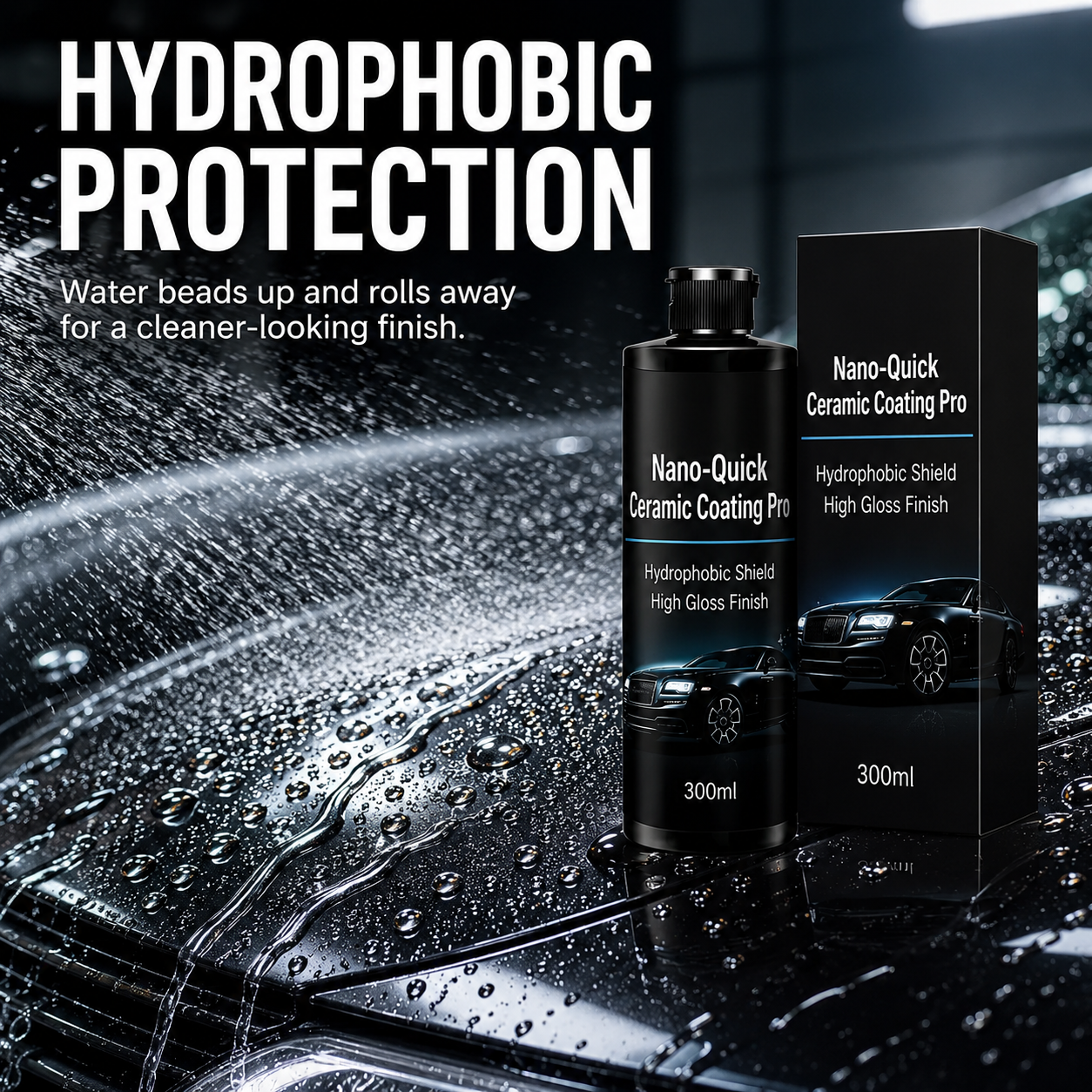 🔥 49% OFF✨ Nano-Quick Ceramic Coating Pro – High-Gloss Water-Repellent Car Paint Coating