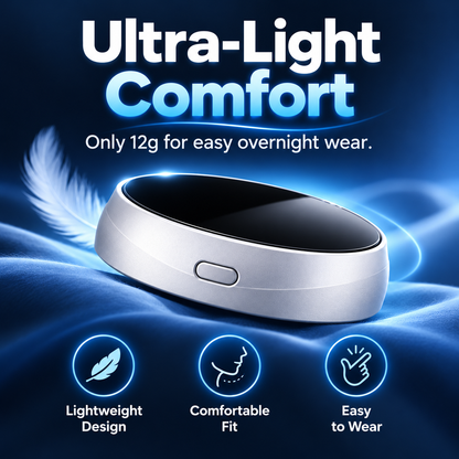 😴 Smart Under-Chin Snore Support Device – Ultra-Light Comfort for a Quieter Night