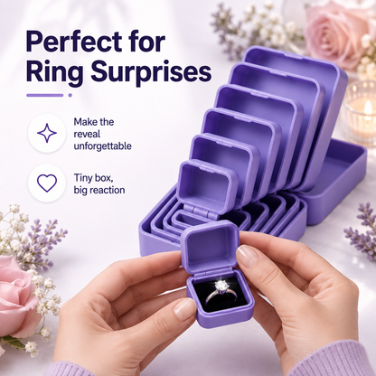 🎉 LIMITED 50% OFF 7-Layer Gift Reveal Box 😂 Perfect for Rings & Tiny Surprises