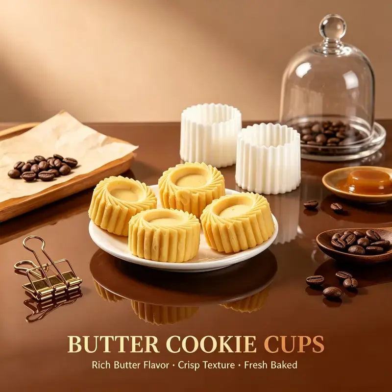 🔥 50% OFF 🍪 2-in-1 Pastry & Cookie Cup Mold – Create Bakery-Style Filled Treats at Home