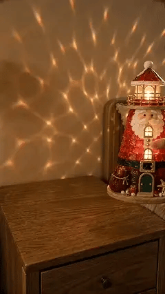 🔥 LAST DAY 49% OFF –🎄 DIY Lighted Christmas Sea Glass-Style Lighthouse Kit ✨