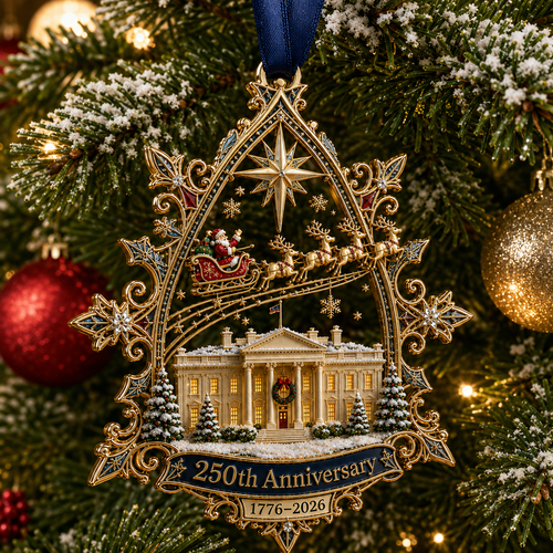 🔥250250th Anniversary: Santa Flying Over the White House on a Snowy Nightth Anniversary: Santa Flying Over the White House on a Snowy Night