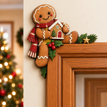 🎅Christmas Peekaboo Door Frame Corner Decor丨Size: 20 cm🎄