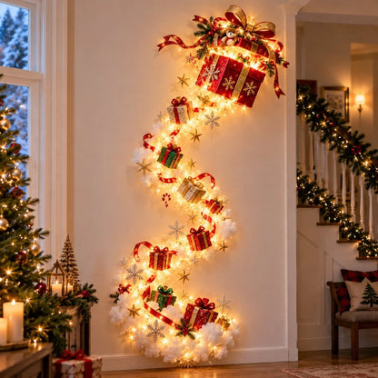 (🎁Last Day 49% OFF)🎄✨Christmas Magic Trail Wall Light - A Little Christmas Magic, Right on Your Wall