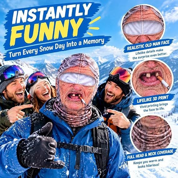 3D Funny Ski Mask