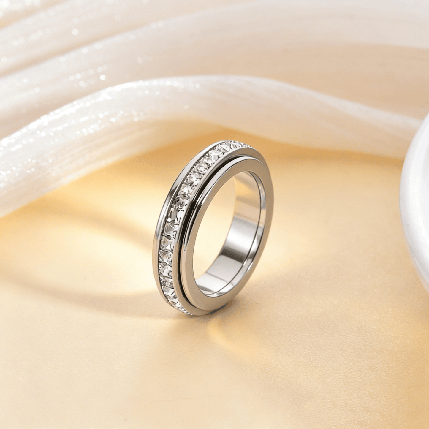 💍✨ 50% OFF Spinner Anxiety Ring – 🌀A Quiet Motion for Busy Moments