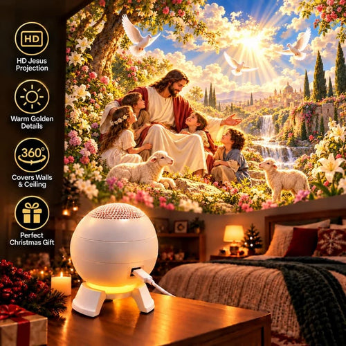 ✝️🌟 Nativity Christmas 5D Projection Light – Transform Any Room Into the Night of Bethlehem