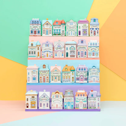 🏡 Storybook Spice Village – 24-Piece Decorative Spice Jar Set