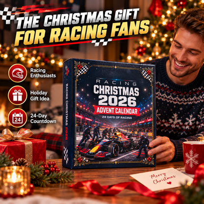 🏁 24-Day Racing Advent Calendar – Countdown to Christmas with Motorsport Surprises 🏎️🎁