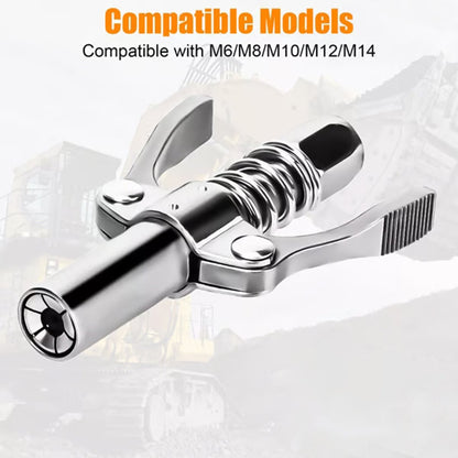 🔥 50% OFF 6-Jaw Locking Grease Coupler with Quick-Release Handles