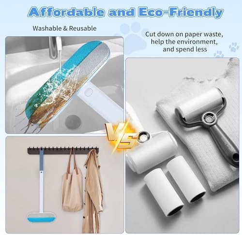 ✨ 50% OFF Extra Long Reach Pet Hair Remover – Clean Sofas, Carpets & Cars With Ease