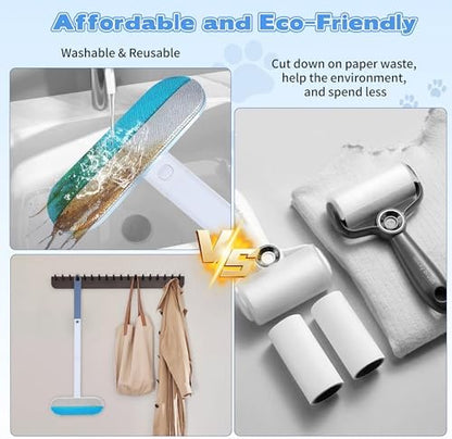 ✨ 50% OFF Extra Long Reach Pet Hair Remover – Clean Sofas, Carpets & Cars With Ease