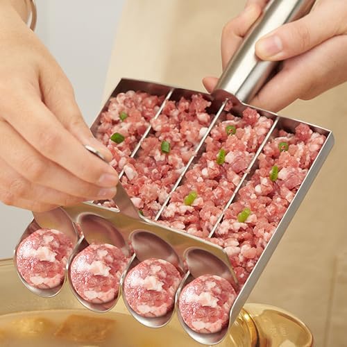 🍖 Stainless Steel Meatball Maker – Perfectly Shaped Meatballs in Seconds