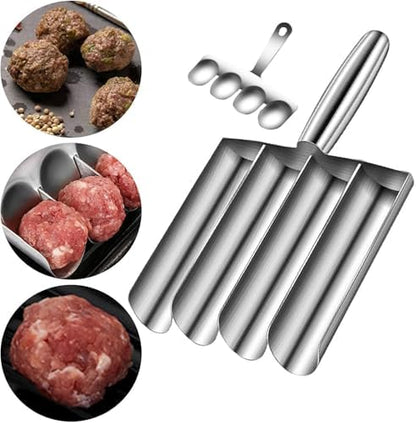 🍖 Stainless Steel Meatball Maker – Perfectly Shaped Meatballs in Seconds