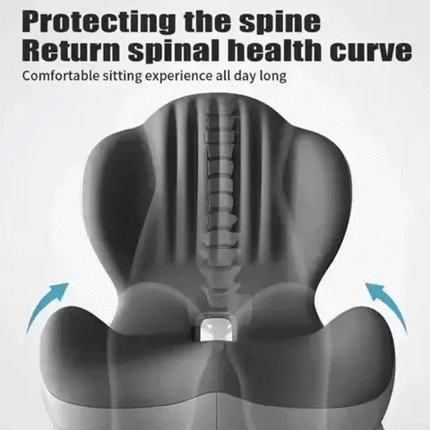 Ergonomic Memory Foam Seat & Back Cushion for All-Day Comfort🪑