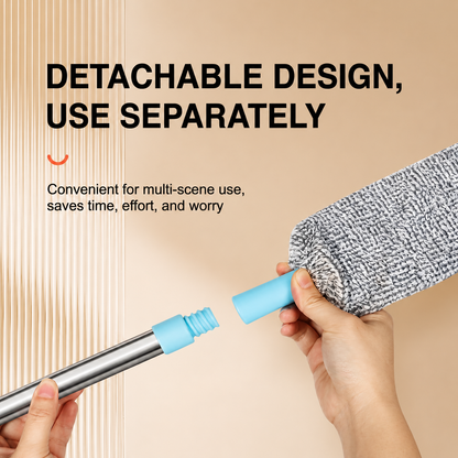 🧹Bendable Washable Microfiber Dust Brush, Hard To Reach Furniture Gaps🧼