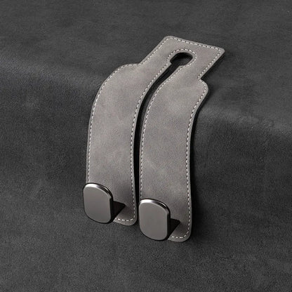 👜 50% OFF Double Car Headrest Hook 🚗 Turn Wasted Seat Space Into Extra Storage