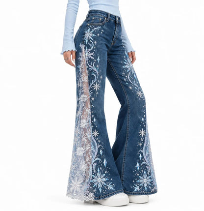 🔥Last Day 60% - 🏰✨The Princess Lace Jeans(📦Buy 2 Free Shipping)