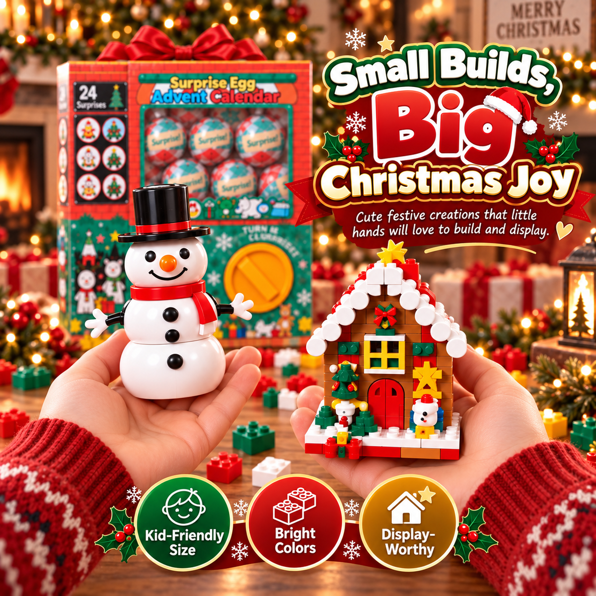 🎅 2026 Christmas Capsule Building Blocks, Surprise Mini Building Set