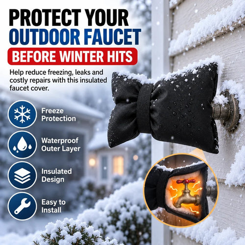 💯🔥HOT SALE🔥❄️ Outdoor Faucet Cover | Winter Freeze Protection Insulated Spigot Protector