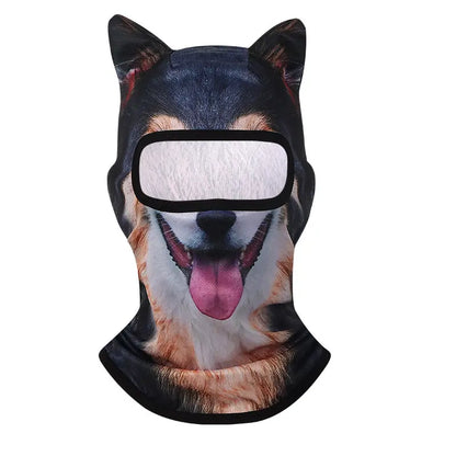 🔥 50% OFF 🐱 3D Animal Ski Balaclava with Ears – Fun Winter Face Mask