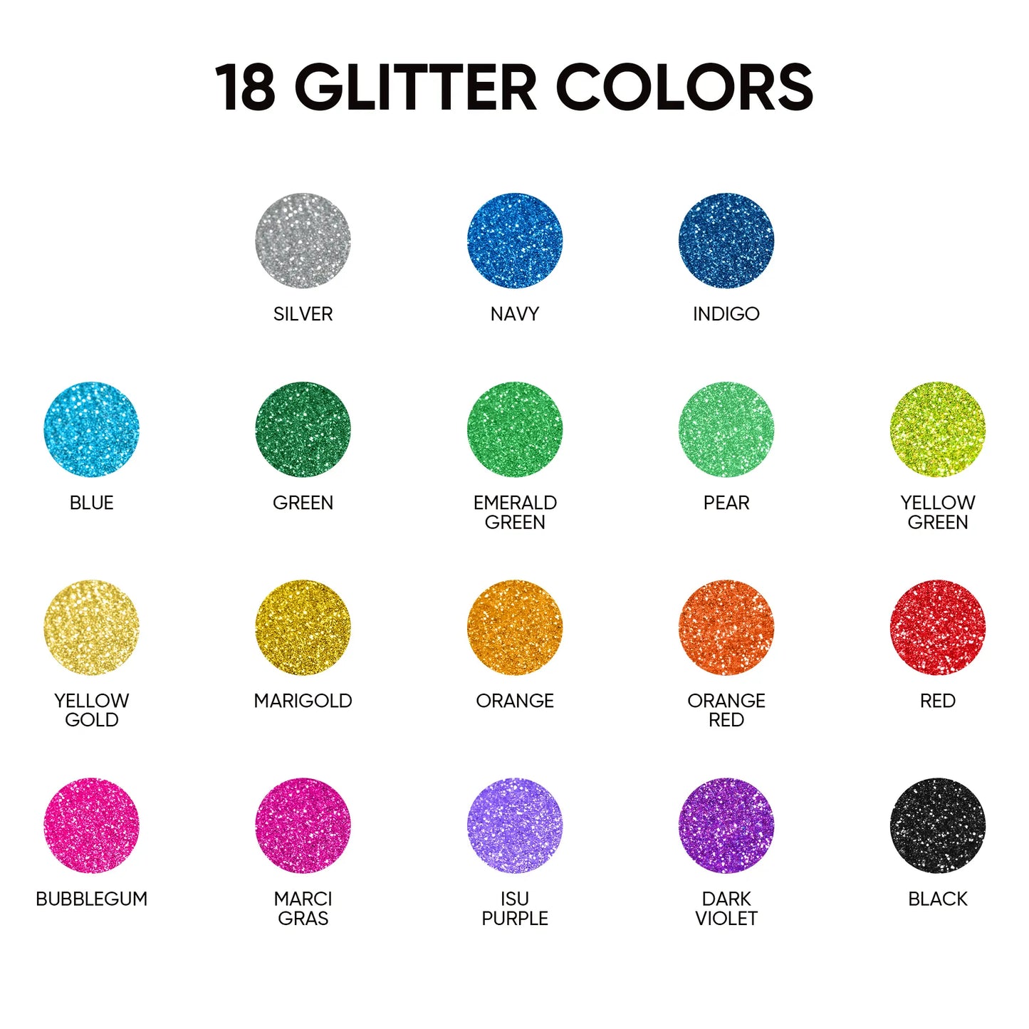 Finenolo Glitter Gel  Retractable 1.0mm Sparkle Set