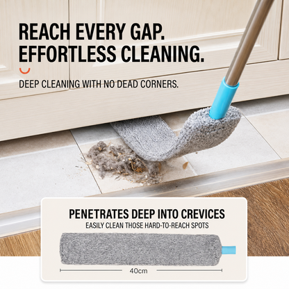 🧹Bendable Washable Microfiber Dust Brush, Hard To Reach Furniture Gaps🧼
