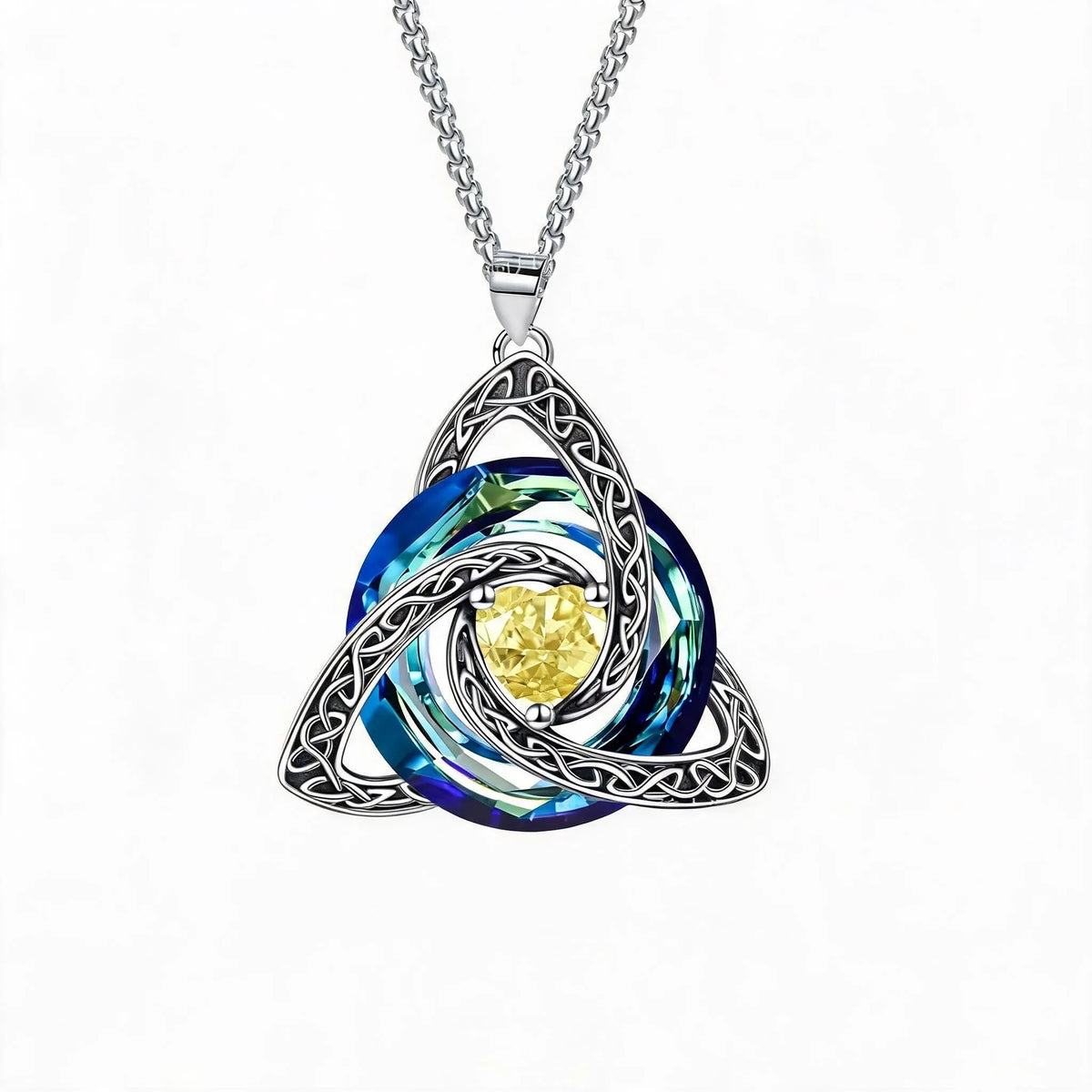 🍀 49% OFF Celtic Trinity Knot Birthstone Necklace 💎 Personalized Keepsake Gift