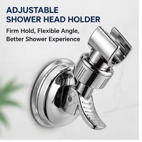 🚿 50% OFF 2PCSAdjustable Suction Shower Head Holder – No Drilling, 360° Positioning ✨
