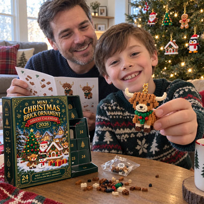 🔥 50% OFF – 24-Day Christmas Brick Ornament Advent Calendar 🎁 Build, Hang & Celebrate Every Day ✨