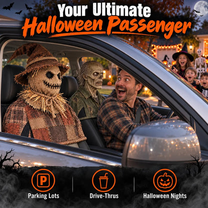 💀Rotating Head Halloween Prank Decoration