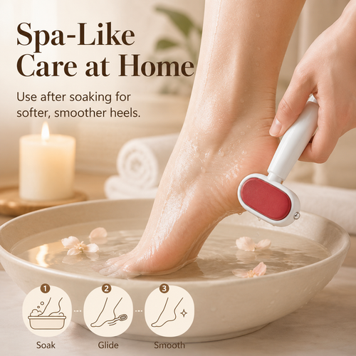 🦶 49% OFF 2-in-1 Foot Callus Remover – Scrape & Smooth Rough Heels ✨