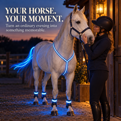 🐎 Multi-Color LED Horse Accessories ✨ Light-Up Equestrian Styling
