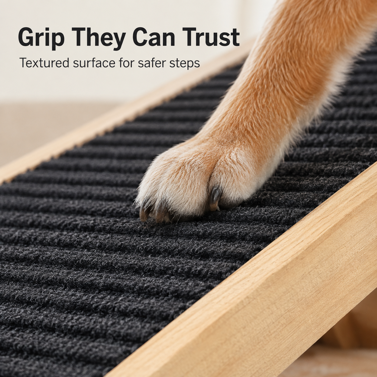 🔥 50% OFF Today —   2-in-1 Pet Ramp & Scratching Surface for Beds and Sofas