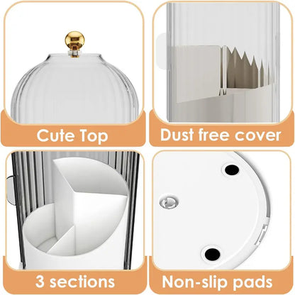 🔥 LIMITED-TIME 49% OFF ✨ 360° Rotating Dustproof Beauty Organizer