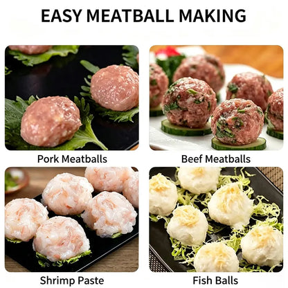 🔥 50% OFF Stainless Steel Meatball Maker 🍖 Shape Multiple Meatballs Faster