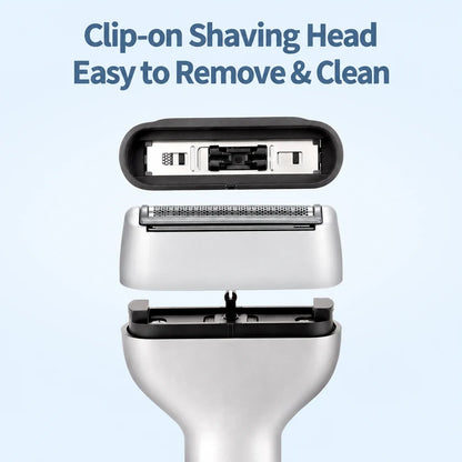 🪒Men's Rechargeable Foil Electric Shaver ⚡🧔– Efficient Close Shaving, Cordless Portable Wet & Dry Beard Razor for Daily Grooming