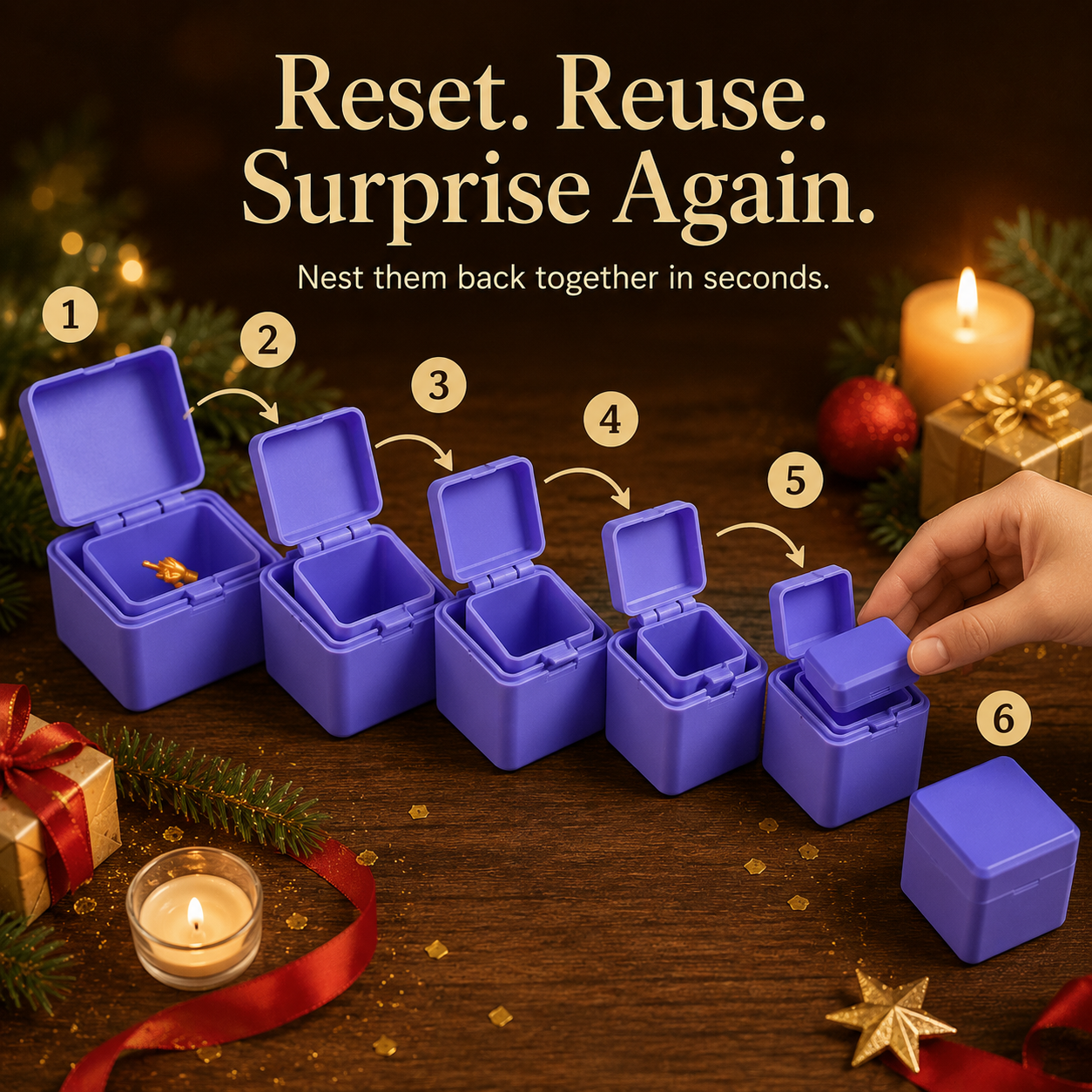 ⏰ LAST DAY: 50% OFF! 🎁 6-Layer Prank Nesting Box + Secret Mini Figurine 🤣