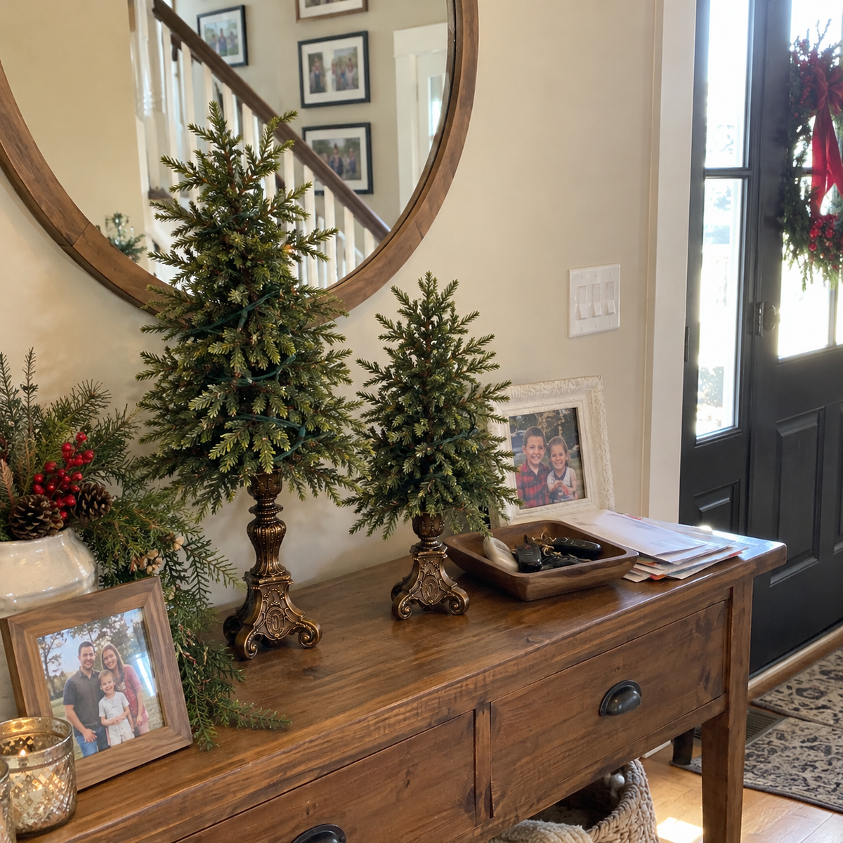 Vintage Tabletop Christmas Trees